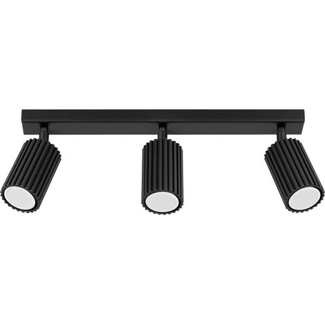 Regleta Moto negro, 3 luces (1/5)