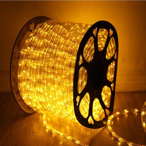 Guirlande LED 220V 50M IP54 Recoupable - Blanc chaud