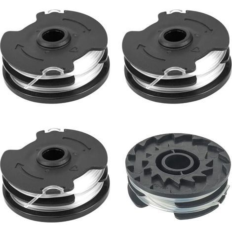 Bobine Fil Coupe Bordure,Bobine Fil Nylon,Pour LIDL Parkside tondeuse à gazon PRT 550 A1, A3 PRTA 20-Li A1, B2, C3 Pièces de Rechange Coupe Bordure (4 Fil Coupe Bordure) (1/5)