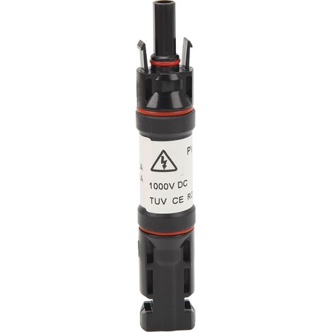 Ortviai Connecteur PV étanche 1000 V 15 A avec diode anti-retour et fusible – Compatible MC4 (1/5)
