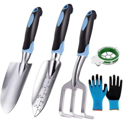 Kit de jardinage, ensemble d'outils de jardinage de 5 pièces très robustes et faciles à utiliser (1/5)