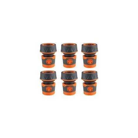 6er-Set Schnellkupplungen für 3/4-Zoll-Schläuche, zuverlässige Verbindungen für Gartenschläuche und Kunststoffschläuche, ideal für Garten und Haus – KZQ