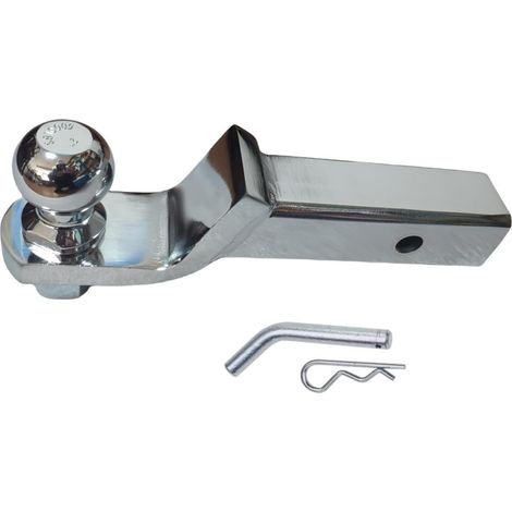 Récepteur D'attelage De 2 Pouces Avec Capacité De 6000 Livres, Support D'attelage De Remorque, Boule De Remorquage En Acier Massif, Goutte D'attelage For Camions Et Suv, Pièces De Camping-car(300mm) (1/5)