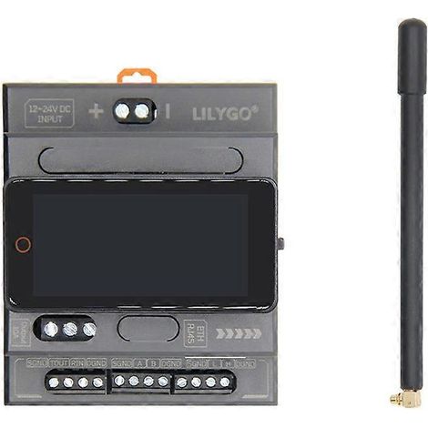 Placa de desarrollo de control industrial LoRa LILYGO T-Connect-Pro ESP32-S3 con RS485, RS232 y módulo Ethernet CAN integrados, pantalla LCD de 2,33 pulgadas. (1/5)
