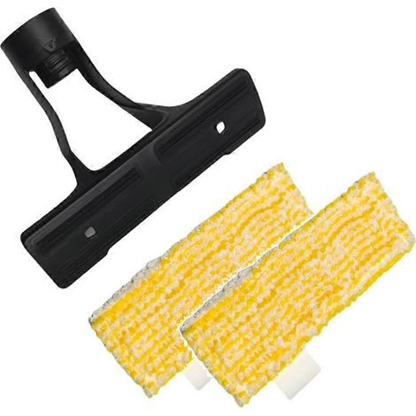 Accessoire de rechange pour nettoyeur de vitres Karcher WV1 WV2 WV5 WV7 : flacon pulvérisateur. autocollant en nylon et lingette de nettoyage (1+2 pièces). (1/5)