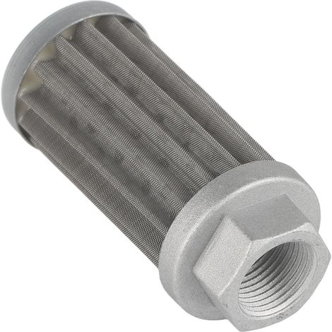 Kraftstofffilter aus Edelstahl mit hydraulischem Sieb, Rohrverschraubung, Saugventil, Pumpenersatz, Edelstahlgewebe. (1/5)