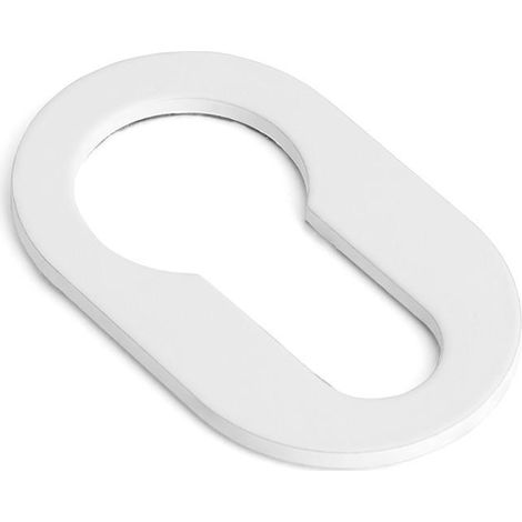 bocallave adhesivo oval 26x42x4 acabado cromo satinado, negro, blanco acabado cromo cepillad acabado blanco