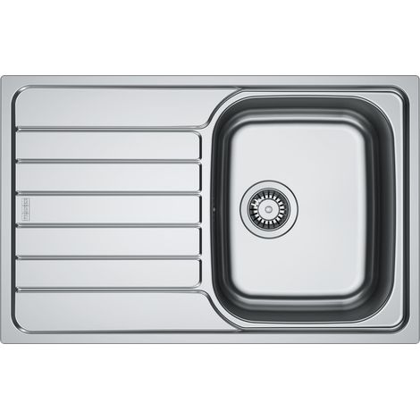 Evier Franke Spark SKX611-78 Inox Lisse - Inox Lisse (1/3)