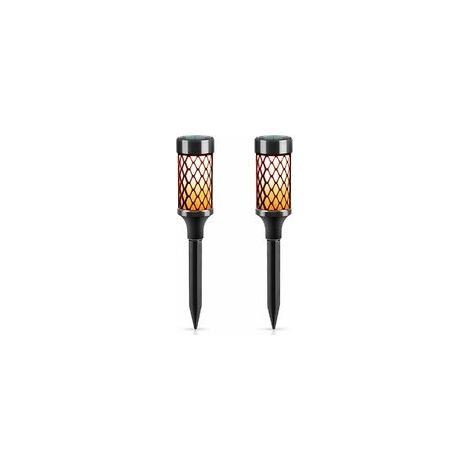 Lampes Solaires Extérieures Blanc Chaud - Lumières Décoratives étanches IP65 (Allée, Cour, Terrasse) (1/5)