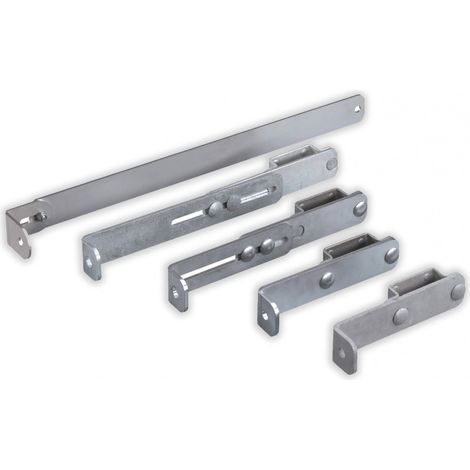 Hailo Wandhalter für Steigleitern Typ STO 165mm Abstand 40x20mm Holm Stahl verzinkt ,starr, paar