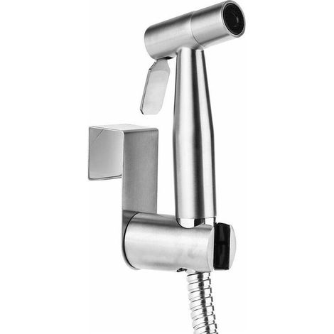 Jeffergarden Douchette Bidet en Acier Inoxydable - pour Toilettes - pour Salle de Bain, Douche, Douche - 1/2 vis - Taille du Filetage (1/5)