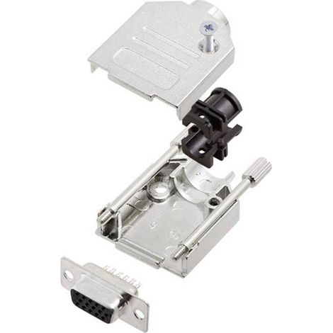 Amphenol L17DTZK15+L77HDA26S KIT connettori femmina SUB-D 180 ° Numero Poli (num): 26 Punte a saldare 1 pz.