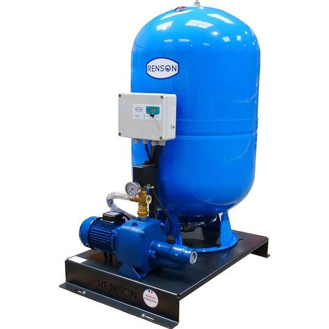 Renson – Groupe de surpression automatique 300 litres – Pression de service 10 bar – Débit max 120 l/min – Réservoir à membrane alimentaire (1/2)