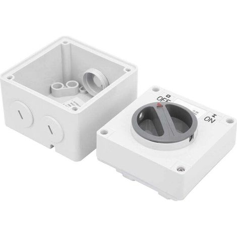 20A Wasserdichter Schalter Ip66 250v 2 Position Drehwähler Staubdichter Ein-Aus-Schalter (1/4)
