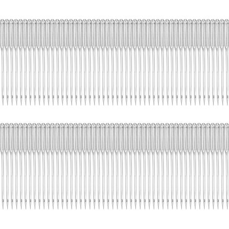 100 Pièces Aiguilles à Coudre en Acier Haute Dureté pour Machine à Coudre, Accessoires de Couture Type 14 (1/5)