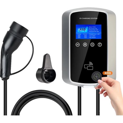 Station de recharge EV, courant réglable, longueur de 5 m (1/5)