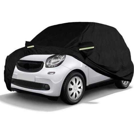 Telo copriauto impermeabile su misura per Smart Fortwo W451 W453 2016-2024 – Protezione completa contro pioggia, sole e polvere – Materiali multistrato -Crezuo