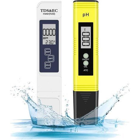 pH-Meter, elektronisches 4-in-1-pH-Messgerät für Schwimmbäder, pH-Meter, TDS-Meter, Wasserqualitäts- und pH-Test für Trinkwasser, Aquarien, Hydrokultur und Schwimmbäder (1/5)