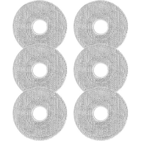 Lot de 6 chiffons de lavage patins pour Xiaomi Mijia 5C/OV42CN robot aspirateur pièces de rechange lavable patins de lavage (1/5)