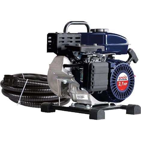Spido – Pompe thermique Spid’O T 415 – Moteur 4 temps 2,1 CV – Débit 12 m³/h – Pression 3,6 bars – Aspiration jusqu’à 5 m