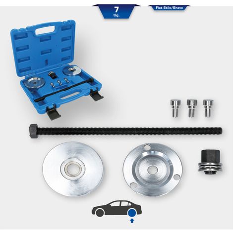 Brilliant Tools – Coffret multi-outils 7 pièces pour Fiat – Montage et démontage silentblocs arrière – Acier au carbone – BT672250 (1/5)
