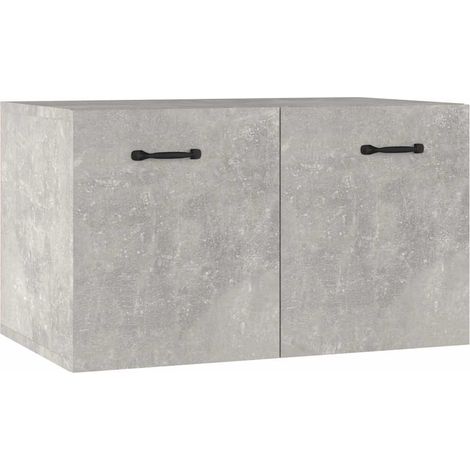 Maison Exclusive - Mobile a Parete Grigio Cemento 60x36,5x35 cm Legno Multistrato (1/5)