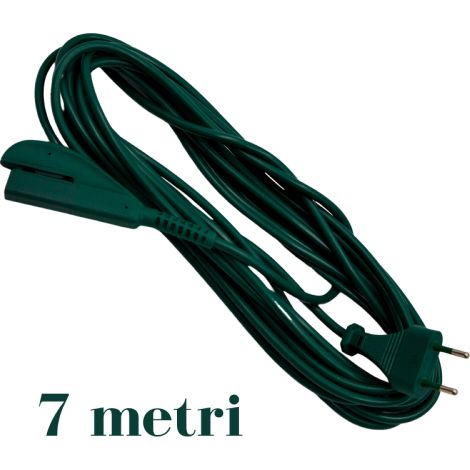 Cable d'alimentation Kualiti M058 7 m compatible avec aspirateur VK 135-136 Kobold