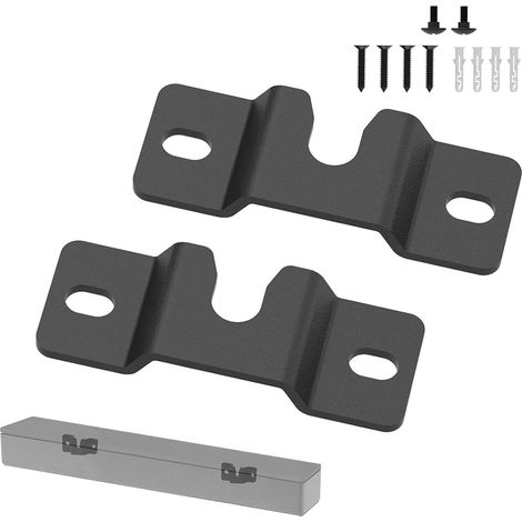 Recessed Mounting Brackets, Wall Mount for Soundbar, Wall Hanging Stainless Steel with Mounting Hardware and Screws, Stable Speaker Bracket for Wall Mounting (1/5)
