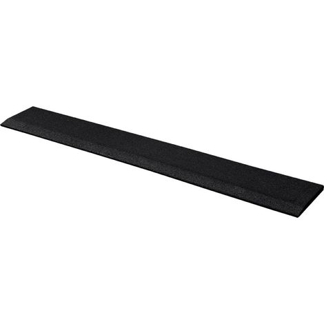 Gummikante für Sportboden - 108 x 16 cm - 15 mm dick - Schwarz