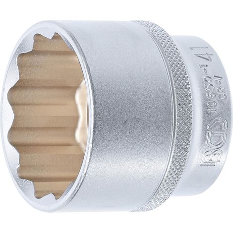 BGS Llave de Vaso 12 Caras entrada 12,5 mm (1/2") 41 mm (1/3)