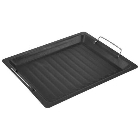 Pair Plaque de barbecue en acier inoxydable antirouille poêle à frire antiadhésive adaptée au barbecue (1/5)