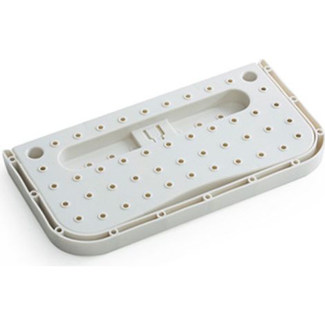 Étagère à chaussures murale adhésive, pliable et peu encombrante, en polypropylène blanc, pour porte de salle de bain, taille unique.