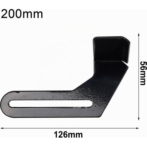 Lot de 2 supports de meuleuse pour machine à outils, plaque de support de rechange, accessoires pour meuleuse type 150/200 (1/5)
