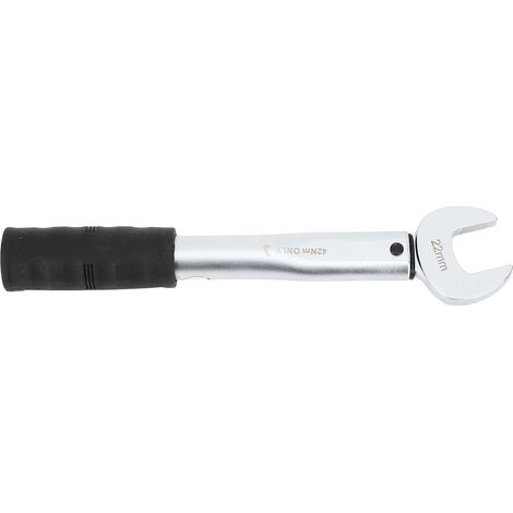 Clé dynamométrique à fourche 22 mm 42 Nm, en acier à outils haute résistance, idéale pour climatiseurs, voitures et motos.