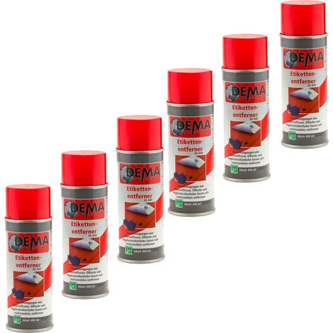 Etikettenlöser Etikettenentferner PROFESSIONAL 6x 400ml Spray Aufkleberentferner (1/5)