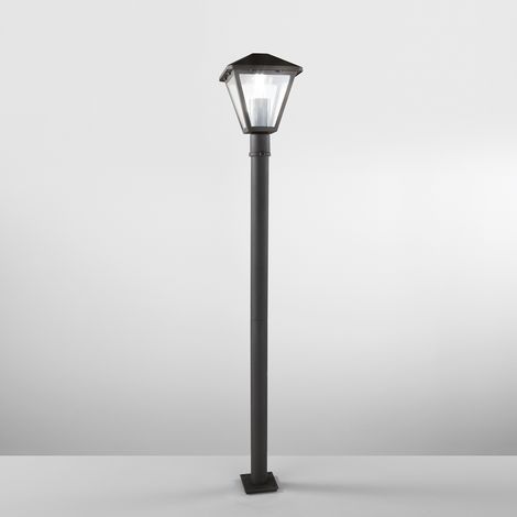 "Paletto per esterno PRISMA antracite con diffusore in vetro (1xE27) IP44" (1/2)