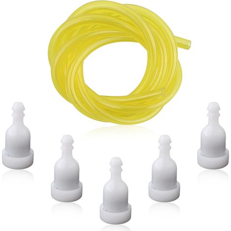 5 ventouses de réservoir de carburant avec tuyau d'essence 2,5 mm x 5 mm pour tronçonneuse 028 029 038 039 048 MS290 MS390 MS310 (1/5)