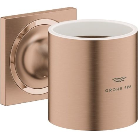 GROHE Support Allure 402781 pour verre ou distributeur de savon warm sunset brossé, 40278DL1