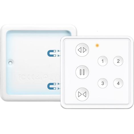 Rideau électrique intelligent bricolage Tuya vie intelligente rideau interrupteur Module télécommande stores volet roulant + WIFI App minuterie maison Aelxa maison intelligente ( Color : 4 Channel Rem (1/5)
