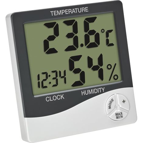 CCYKXAMini digital indoor thermometer-hygrometer, room thermometer, humidity and temperature measurement, indoor climate control (1/5)