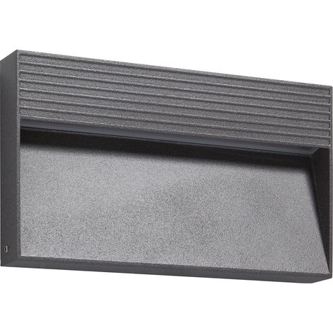 Applique asymétrique RIMA IP65 LED SMD AC 13W 1510lm(380lm) CRI80 4000K Anthracite (1/4)