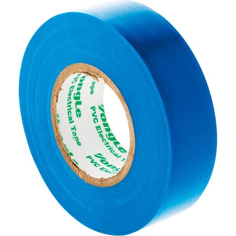 Rouleau adhésif 19mm x 20m - Bleu - Zenitech (1/2)