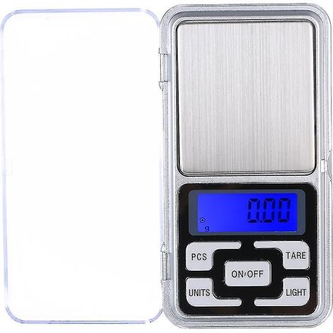 Die erste Taschenwaage, eine elektronische Waage im Taschenformat, eine Schmuckwaage mit einem Wiegebereich von 0,01-200 Gramm. (1/4)