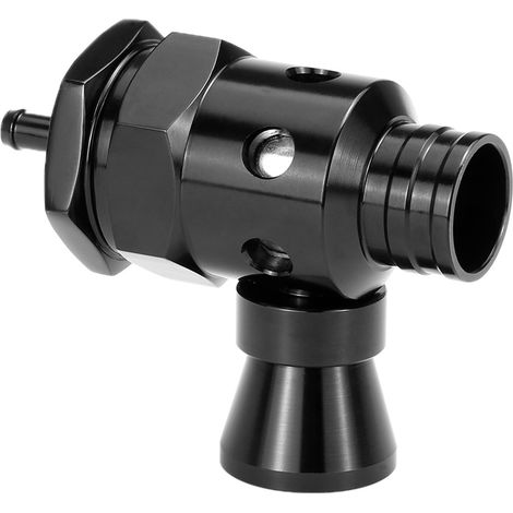 GARRYFIZH Soupape de décharge turbo universelle en aluminium 25mm (BOV) avec sifflet réglable, haute performance