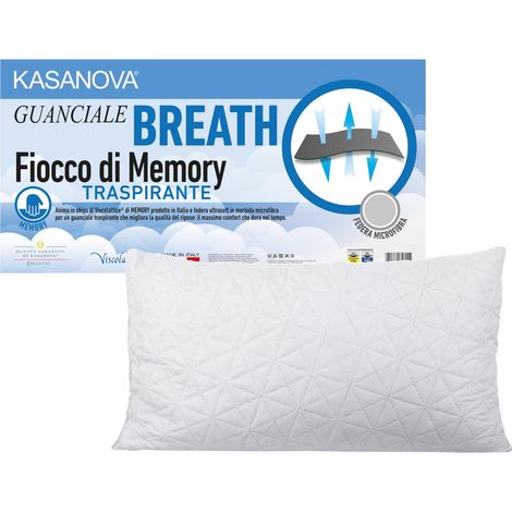 Oreiller respirant Blanc 45 x 75 cm (1/5)