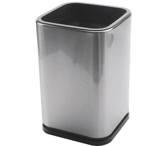 Acier inoxydable ustensile de Cuisine support cuisine couverts rangement ustensile organiseur Modern Rectangular 17X11cm (1/5)