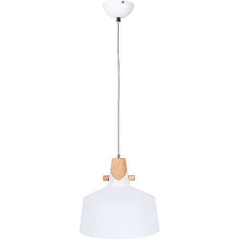 Globo - lampada a sospensione - MELENA - bianco - metallo - Ø