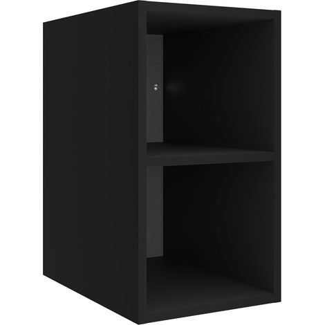 Schrankelement wandhängend ALLIANCE 300 2 Fächer BLACK VELVET 300 x 540 x 434 mm (1/3)