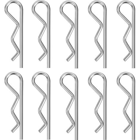 R-Clips Goupille Type R à Ressort, Goupille Bêta 1,8 x 37 mm, 30 Pièces (1/5)