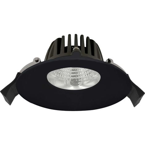 Spot encastré LED noir Orion 8W 3000/4000K orientable